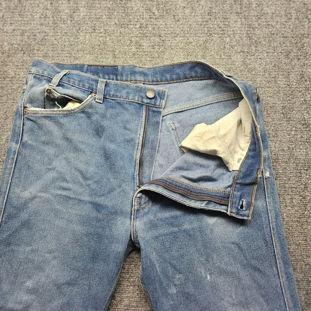 Vintage Levis 515 Jeans Mens 36x30 Blue Denim Straight Leg Made in USA 80s 90s
